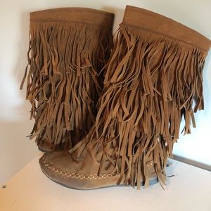 Fringe Boots